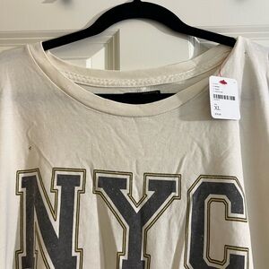 NYC Graphic Tee - Cream